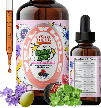 Kids’ Black Walnut Digestive Support Drops, 14-in-1 Herbal Formula, Mixed Berry, Ages 1+, 2 fl oz product photo