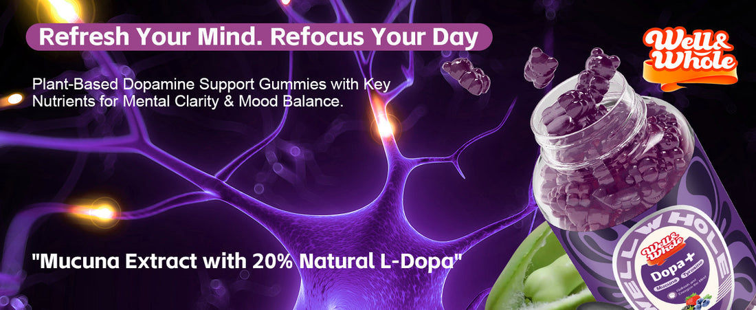 Dopa+ Gummies: Natural Support with Topical Mucuna Pruriens for Wellness