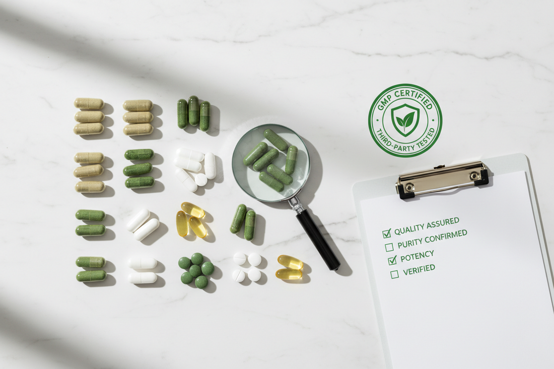 Guidelines for GMP and Third-Party Testing of Supplements: How to Determine if a Product Is “Genuine”?