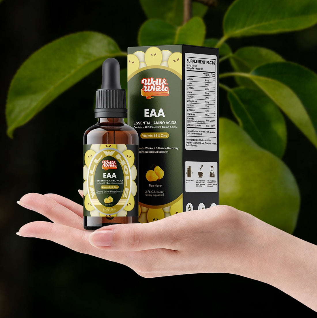 EAA Drops Benefits: Essential Amino Acids for Muscle Recovery & Wellness