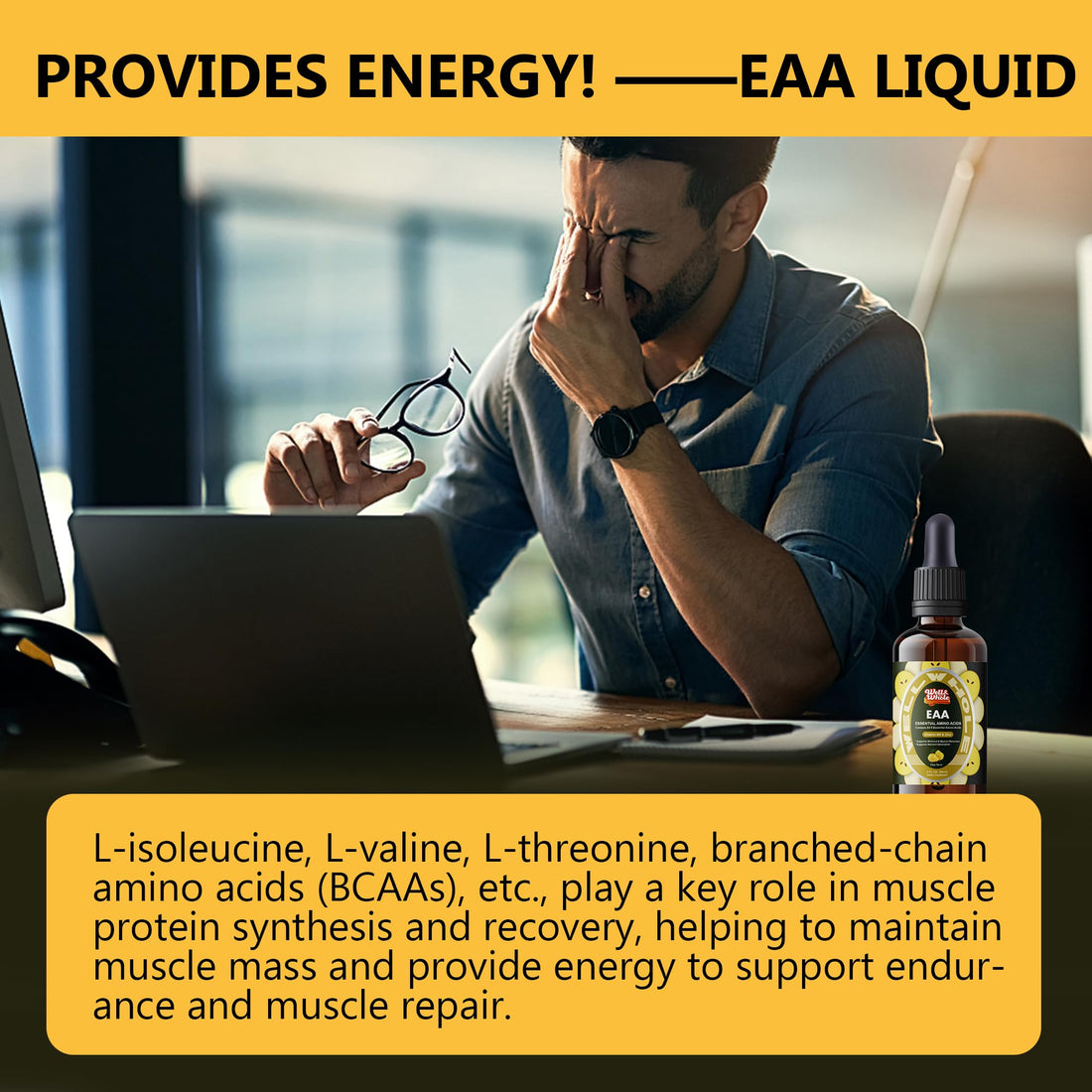 Dual-Function Formula: How EAA Liquid Drops Simultaneously Support Muscles AND Liver