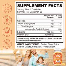 L-Lysine 1000mg Essential Amino Acid Supplement Gummies for Kids and Adults
