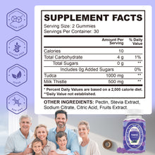 TUDCA 1000mg Gummies with Milk Thistle 500mg for Adults