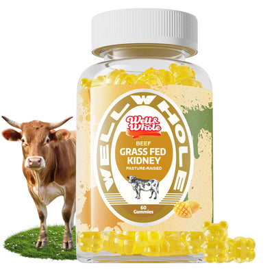 Grass Fed Beef Kidney Gummies DAO Enzyme – Histamine Support