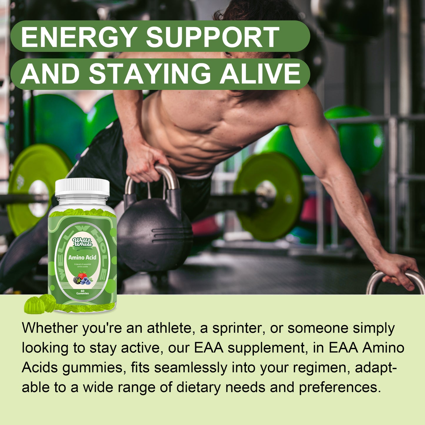 amino acid gummies energy support