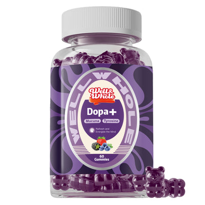 Dopamine Gummies Mucuna Pruriens 500mg – Mood & Focus – well&whole