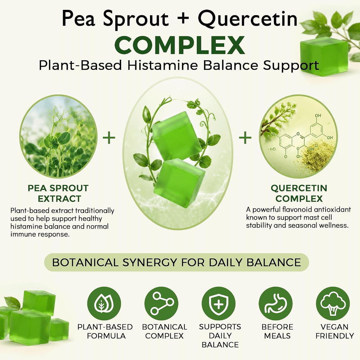 plant-based histamine balance support