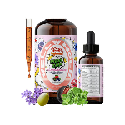 Kids’ Black Walnut Digestive Support Drops, 14-in-1 Herbal Formula, Mixed Berry, Ages 1+, 2 fl oz product photo