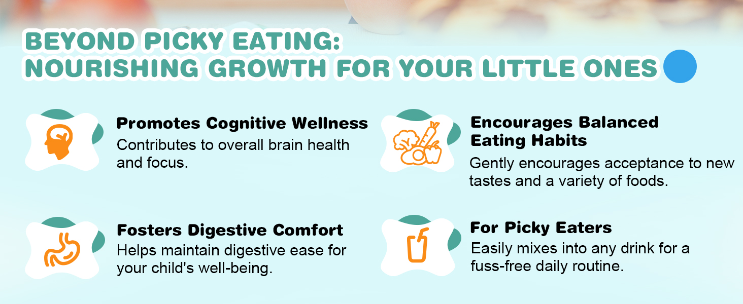 Sulforaphane Broccoli Supplement Liquid Drops for Kids with Sulforaphane, Glucoraphanin, Bacopa Monnieri