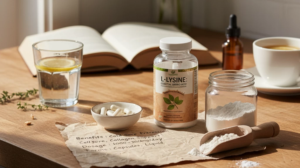 L-Lysine Benefits Dosage and Supplement Forms