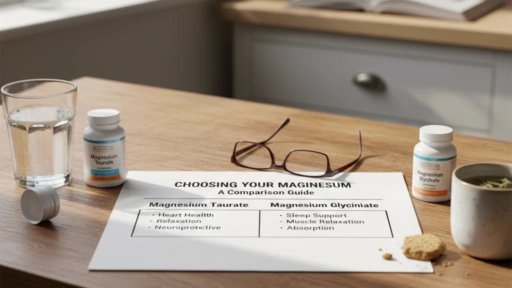 Magnesium Taurate vs Glycinate Comparison Guide