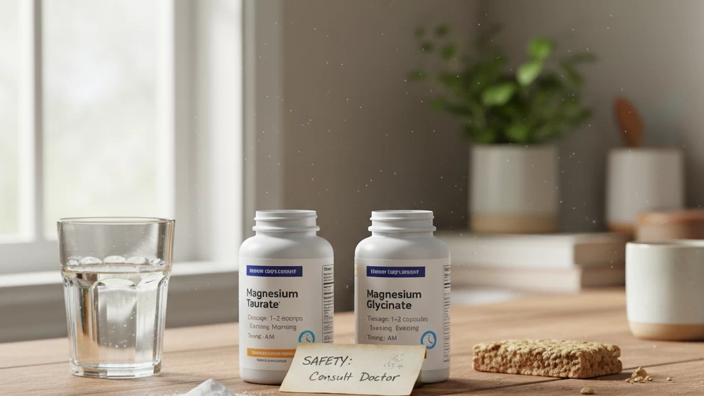 Magnesium Taurate vs Glycinate Dosage Timing Safety