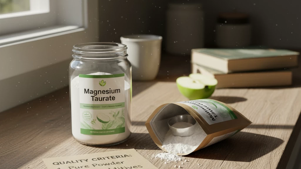 best magnesium taurate supplement quality criteria