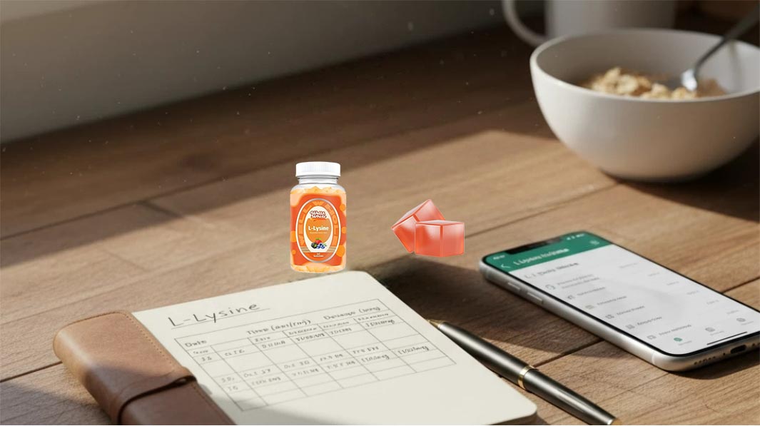 optimal l-lysine dosage timing