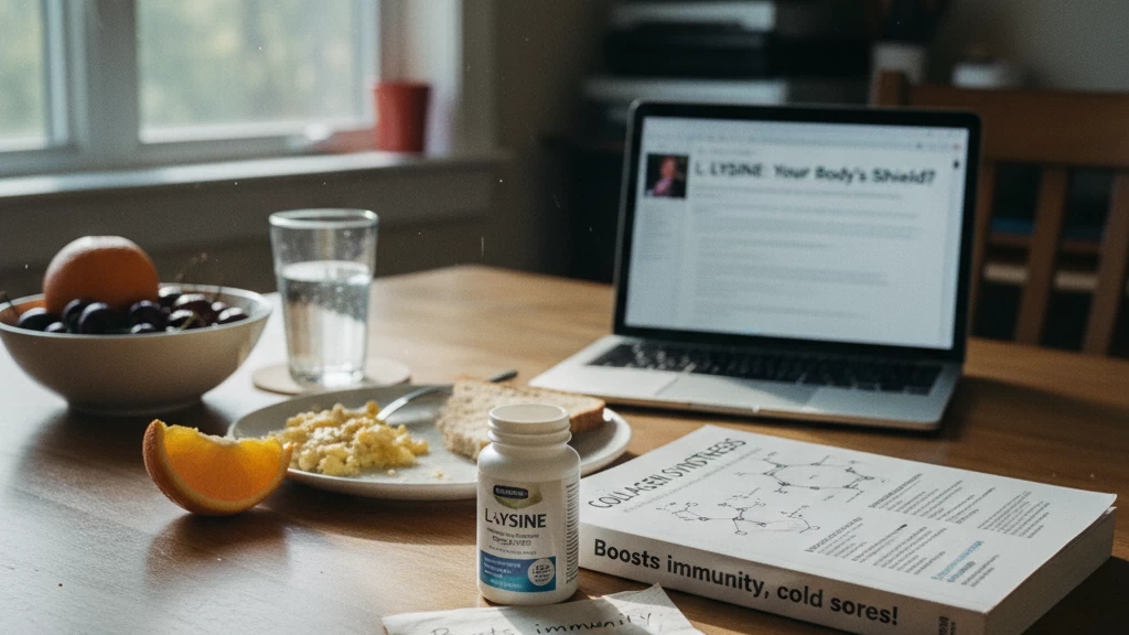 l lysine benefits biochemical role and antiviral effects