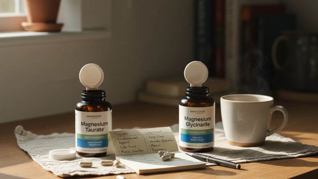 magnesium taurate vs glycinate benefits