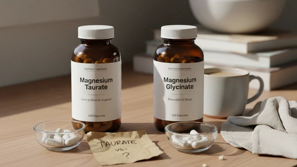 magnesium taurate vs glycinate comparison