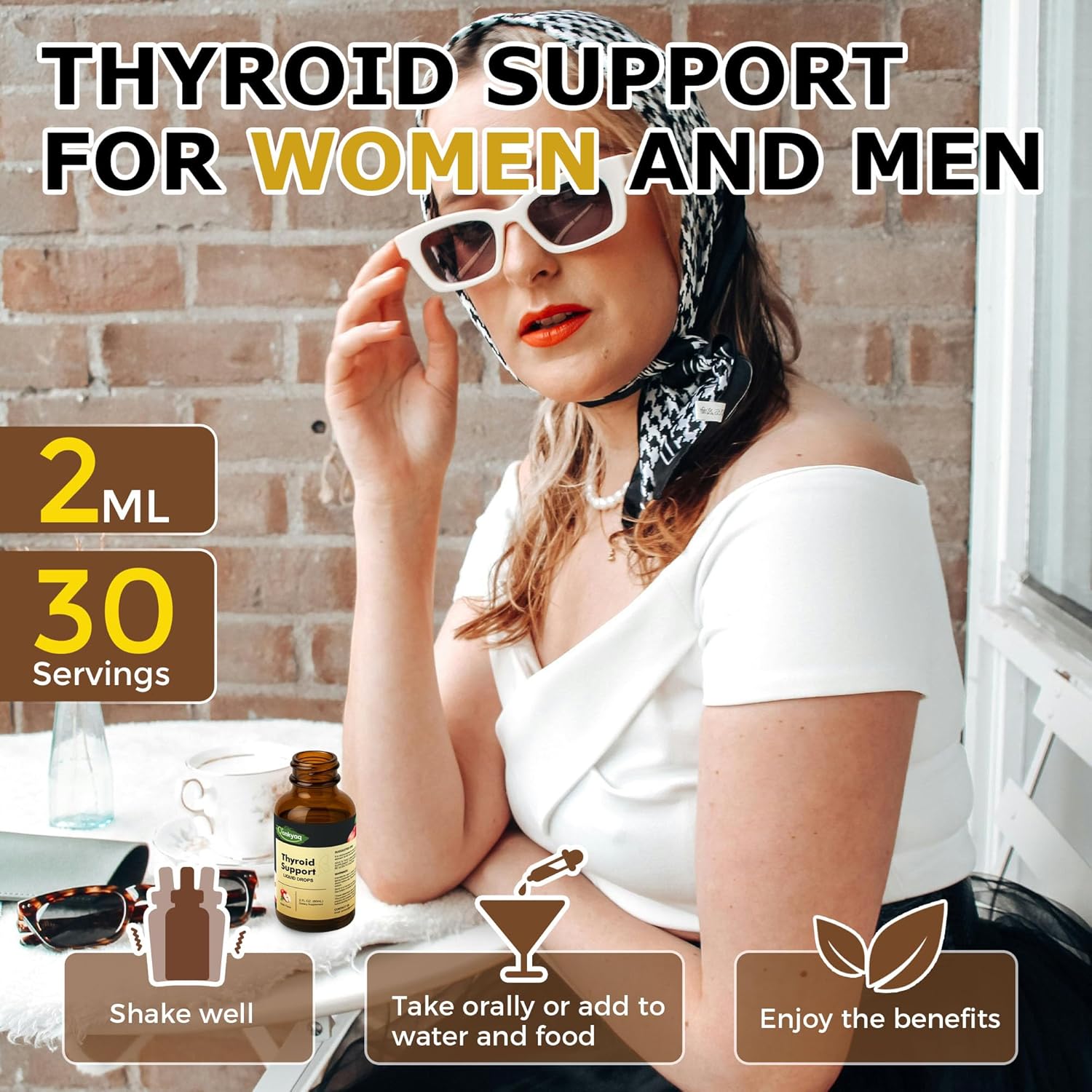 kindled thyroid support drops